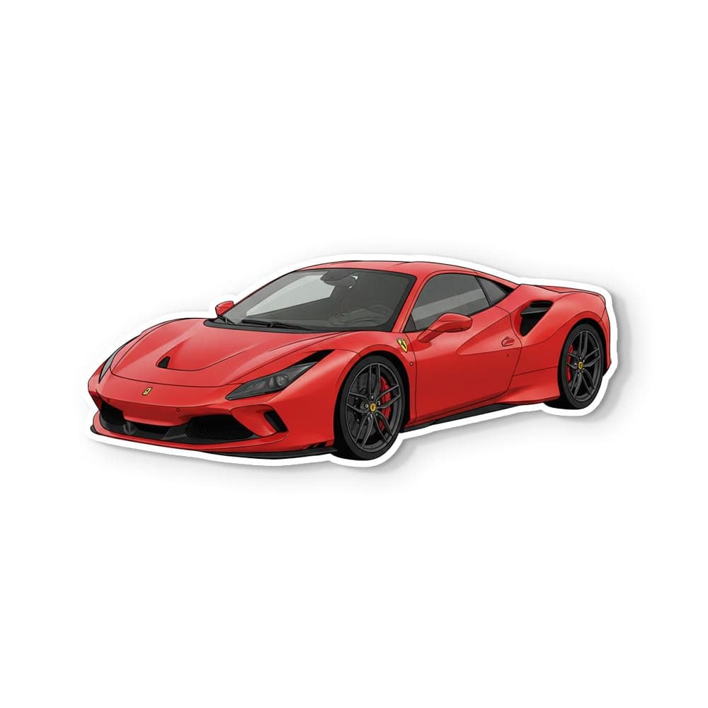 Car Fridge Magnet | Wooden Laminated Print Fridge Magnet for Home - image 1