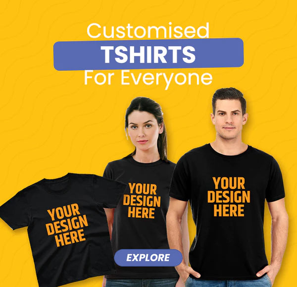 Express Yourself with Customized T-Shirts: Quality Prints, Soft Cotton, Perfect Fit!