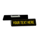 Acrylic Engraved Name Badges 3.5inx1in 2MM Black