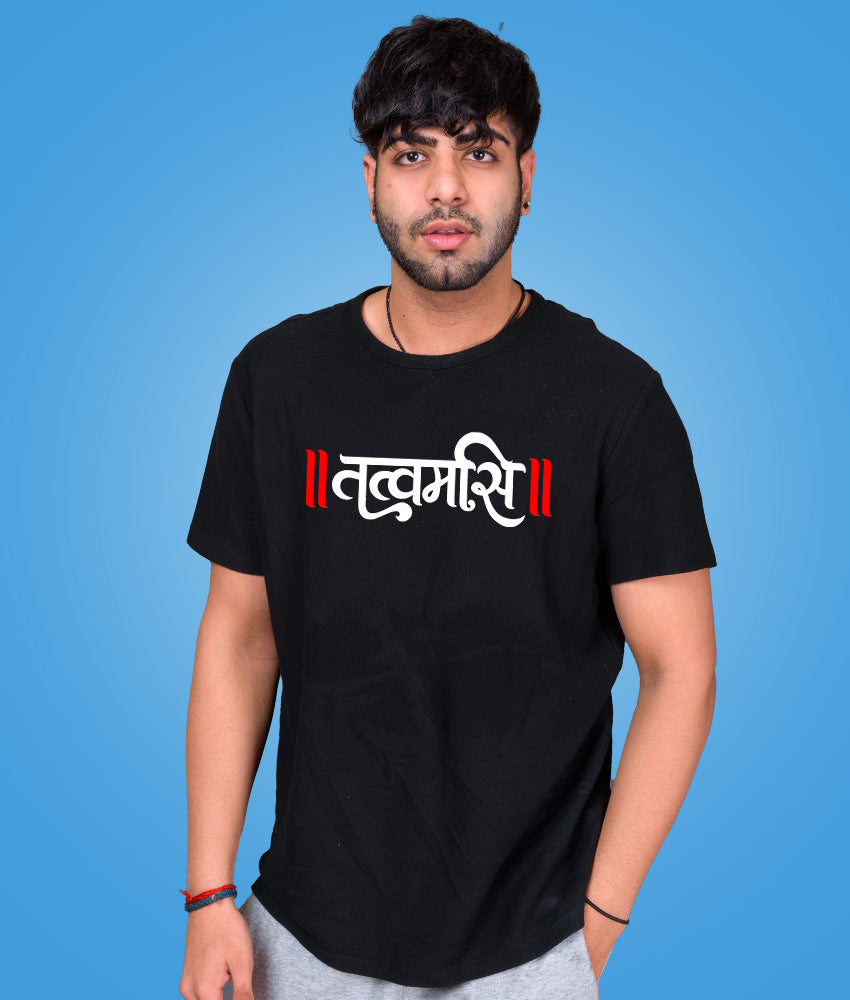 Tatvamasi Hindi Unisex Pure Cotton Tshirts