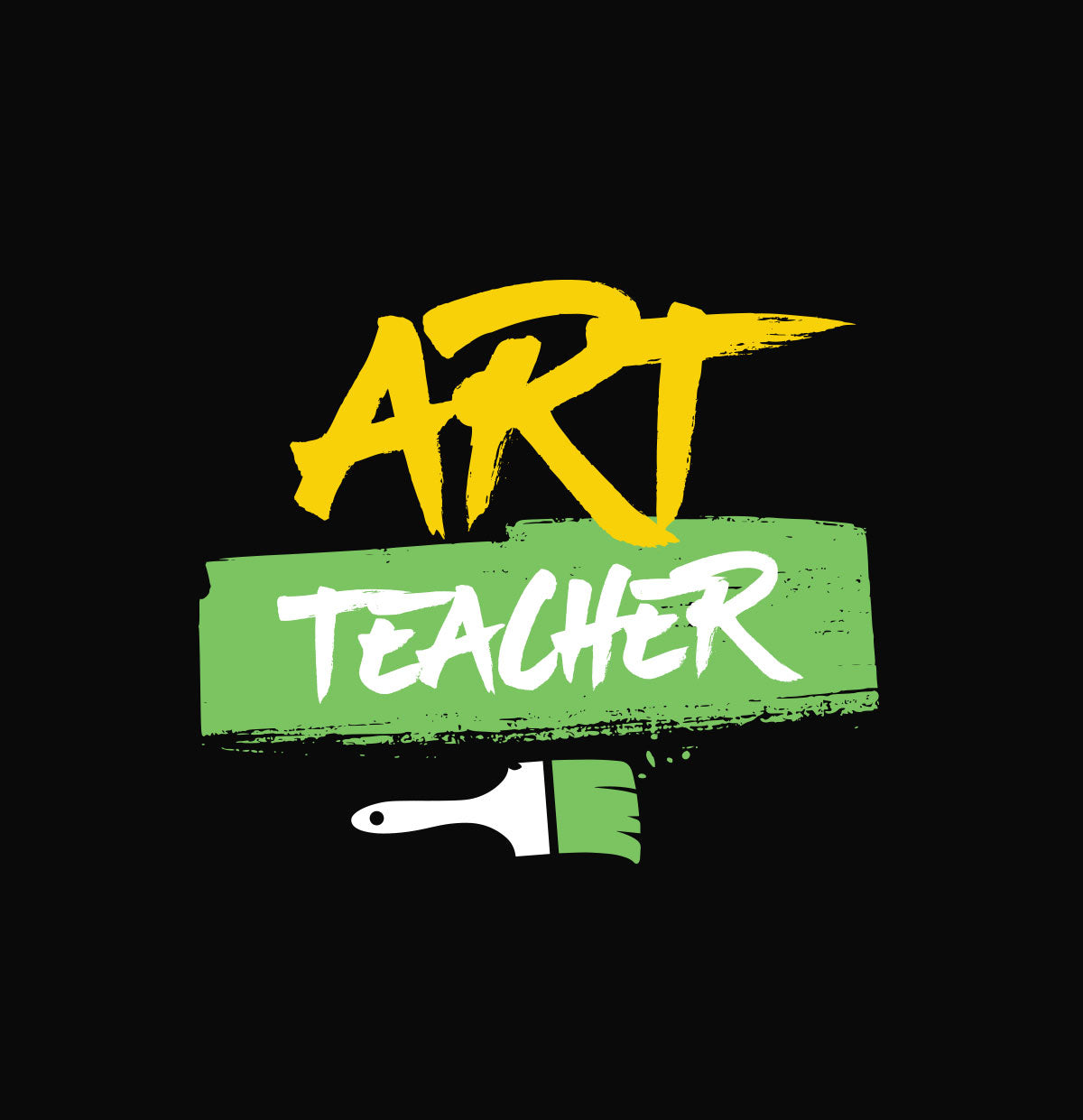 Art Teacher Unisex Pure Cotton Round Neck Tshirt For Artist