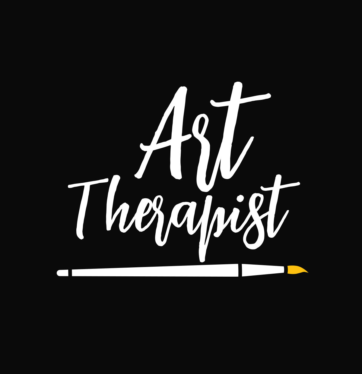 Art Therapist Unisex Pure Cotton Round Neck Tshirt For Artist