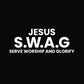 Jesus SWAG Saves Pure Cotton Round Neck Tshirt