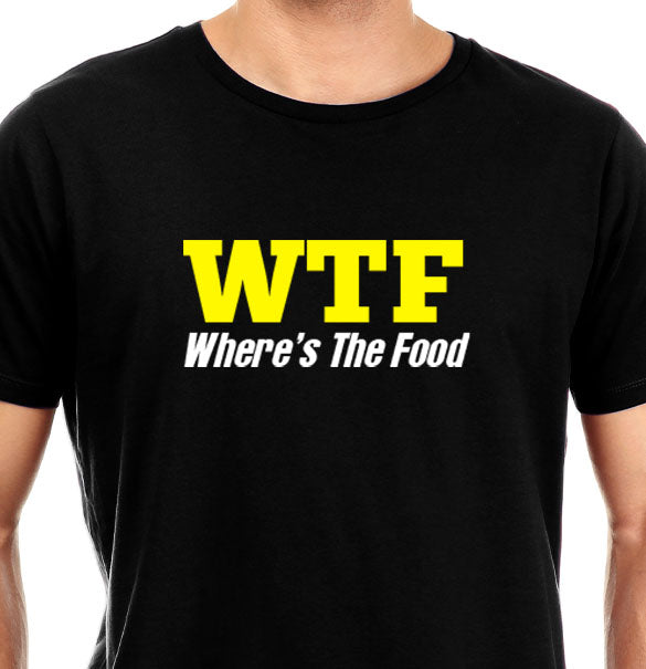 Where's The Food Unisex Pure Cotton Round Neck Tshirt For Artist