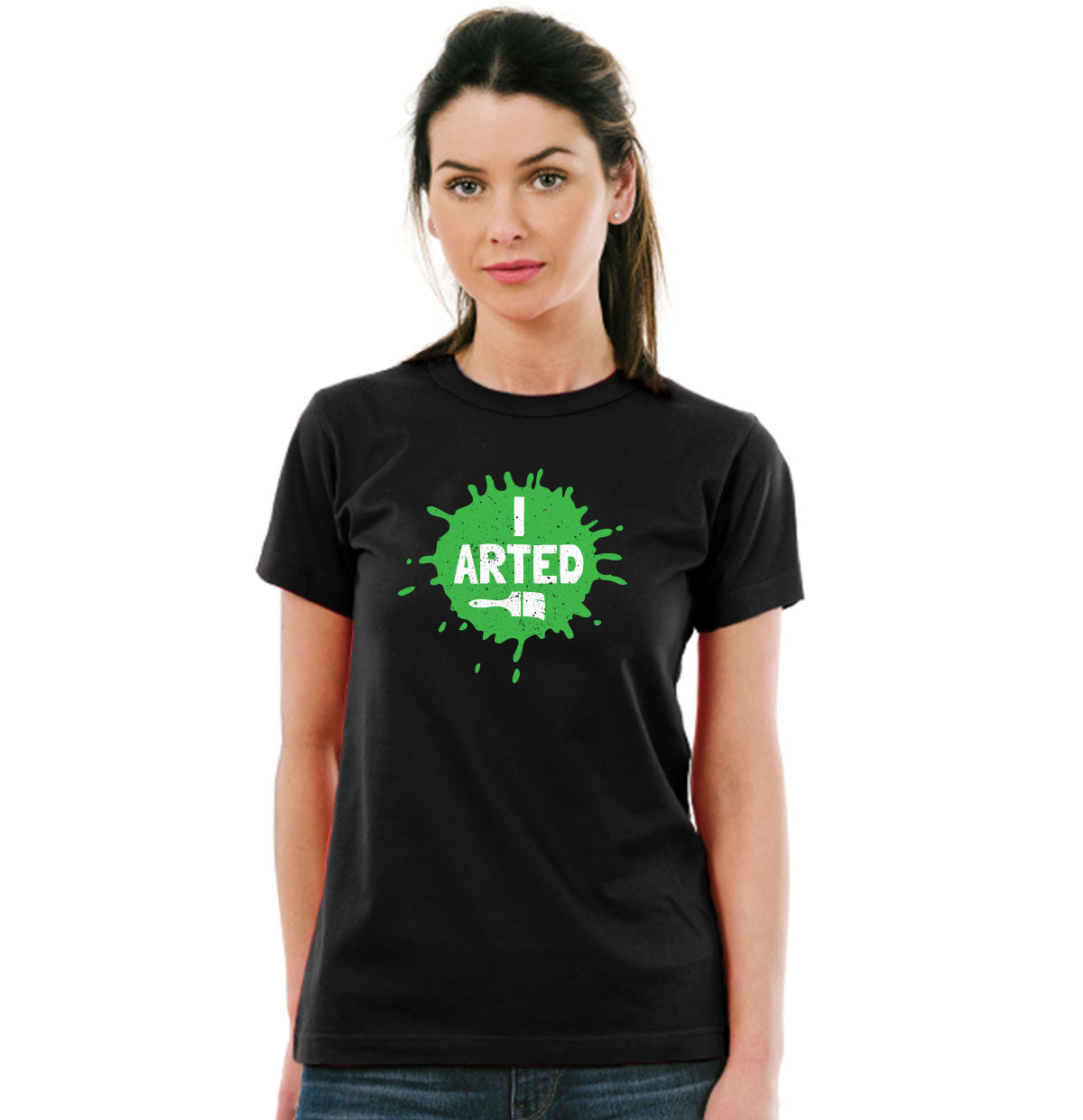 I arted Unisex Pure Cotton Round Neck Tshirt For Artist