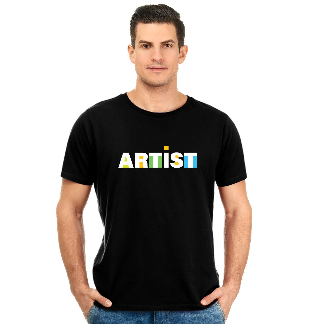 Artist V2 Unisex Pure Cotton Round Neck Tshirt For Artist