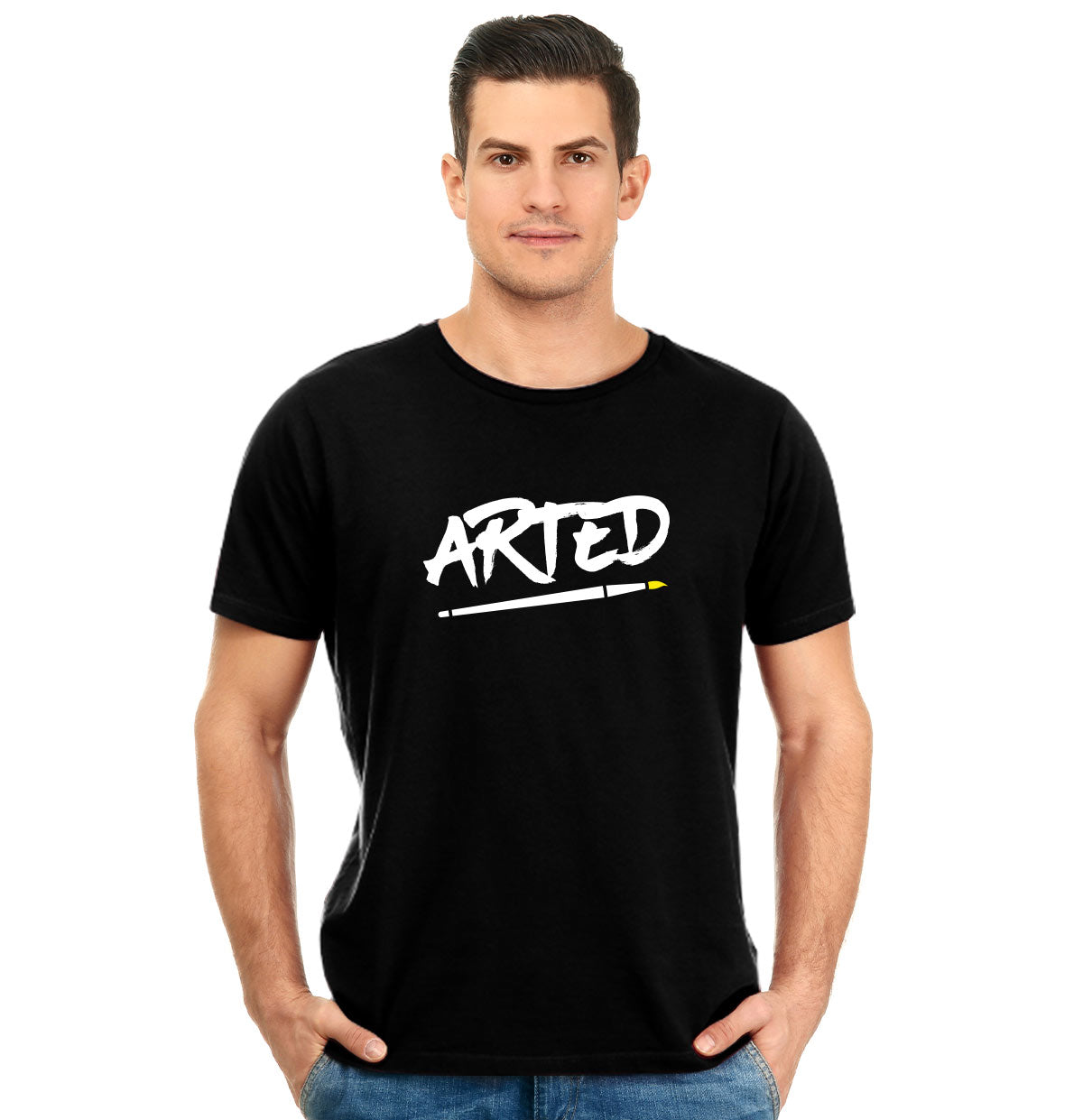 Arted V2 Unisex Pure Cotton Round Neck Tshirt For Artist