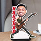 Guitarist Caricature Photo Stand