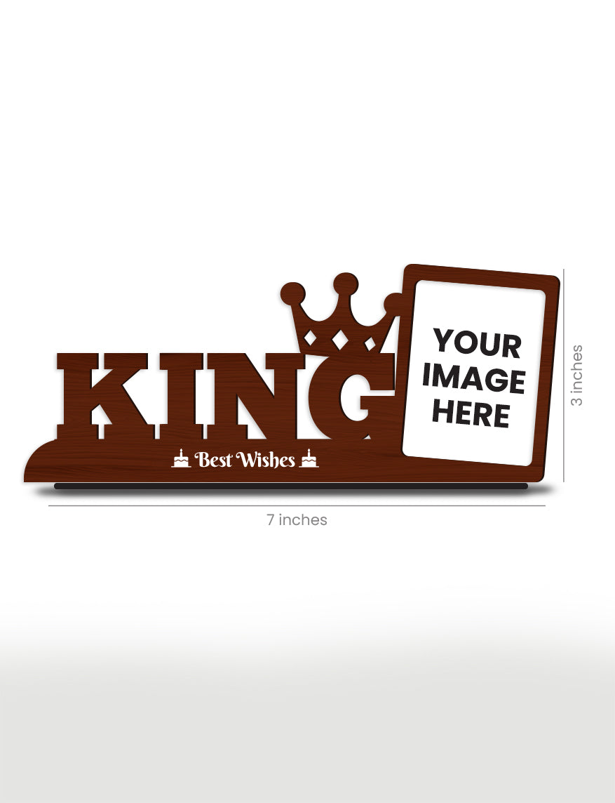 Personalised Pre-Printed King Photo Stand