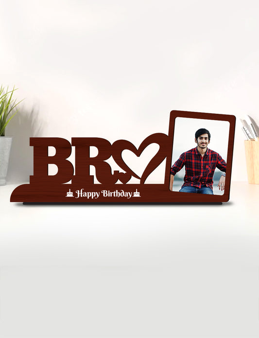 Personalised Pre-Printed Personalised Love Bro Photo Stand