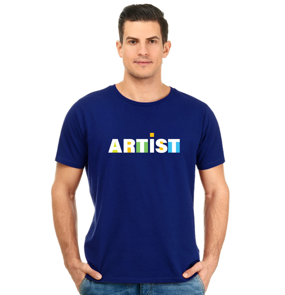 Artist V2 Unisex Pure Cotton Round Neck Tshirt For Artist