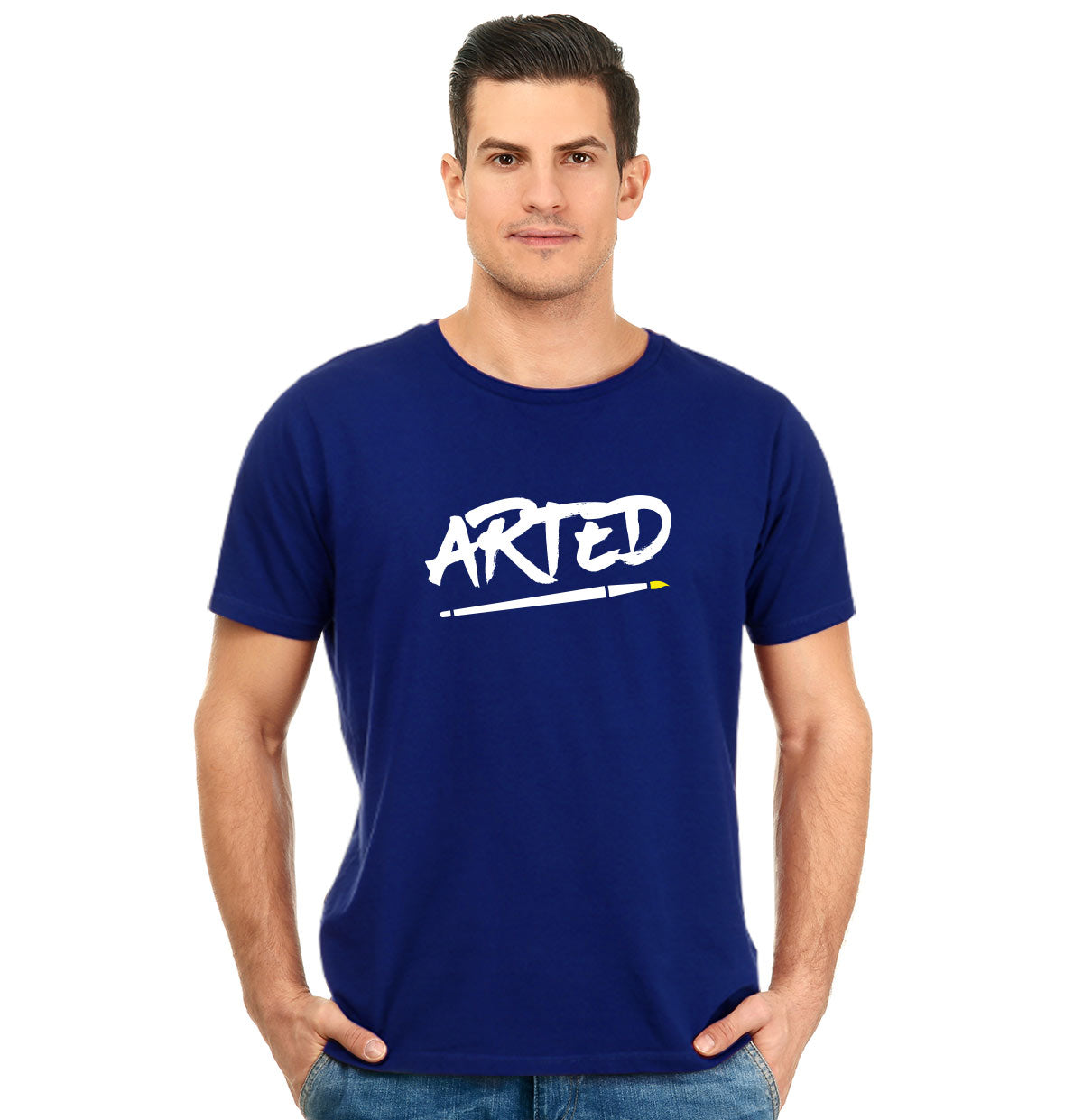 Arted V2 Unisex Pure Cotton Round Neck Tshirt For Artist