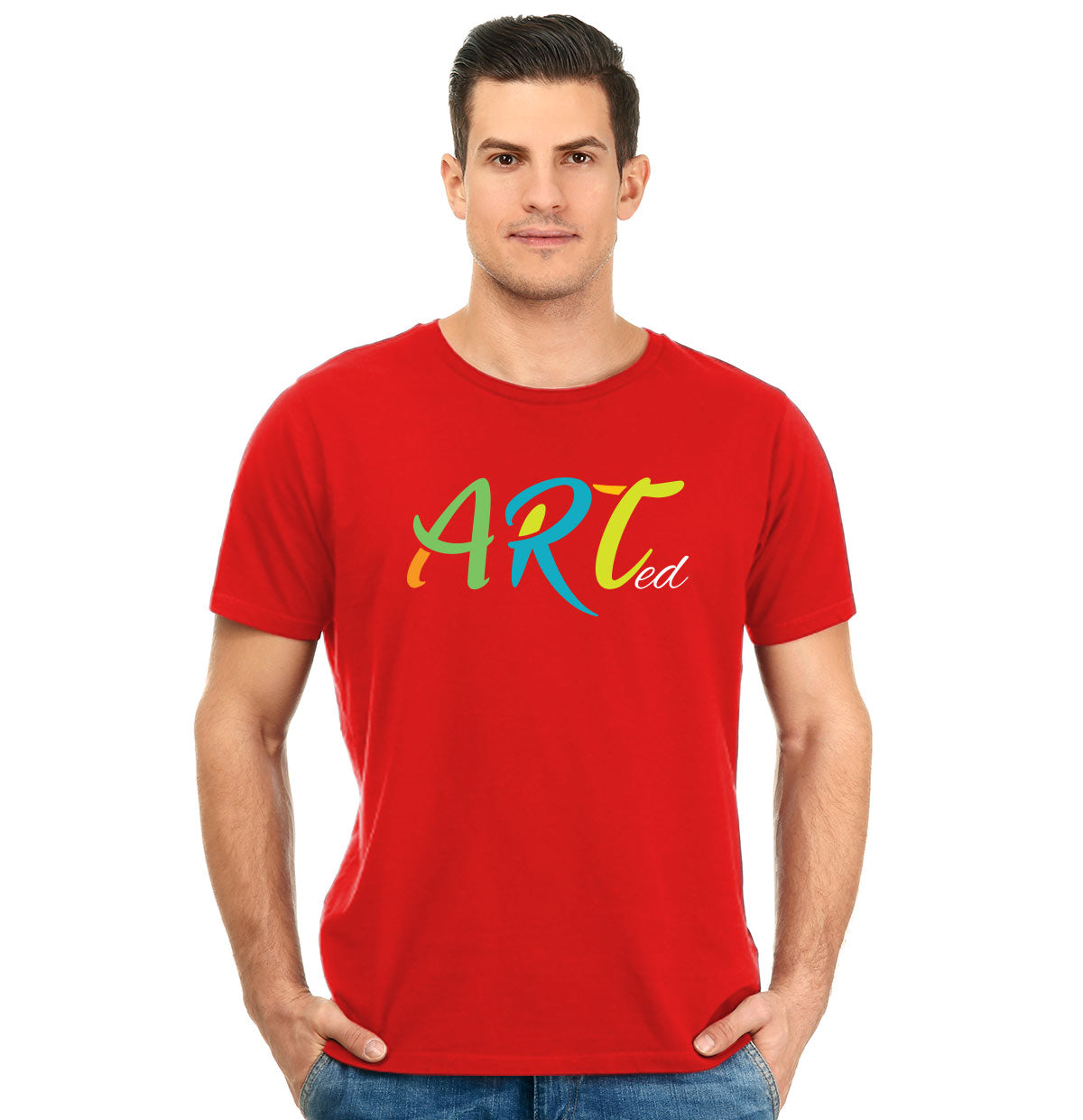 Arted Unisex Pure Cotton Round Neck Tshirt For Artist