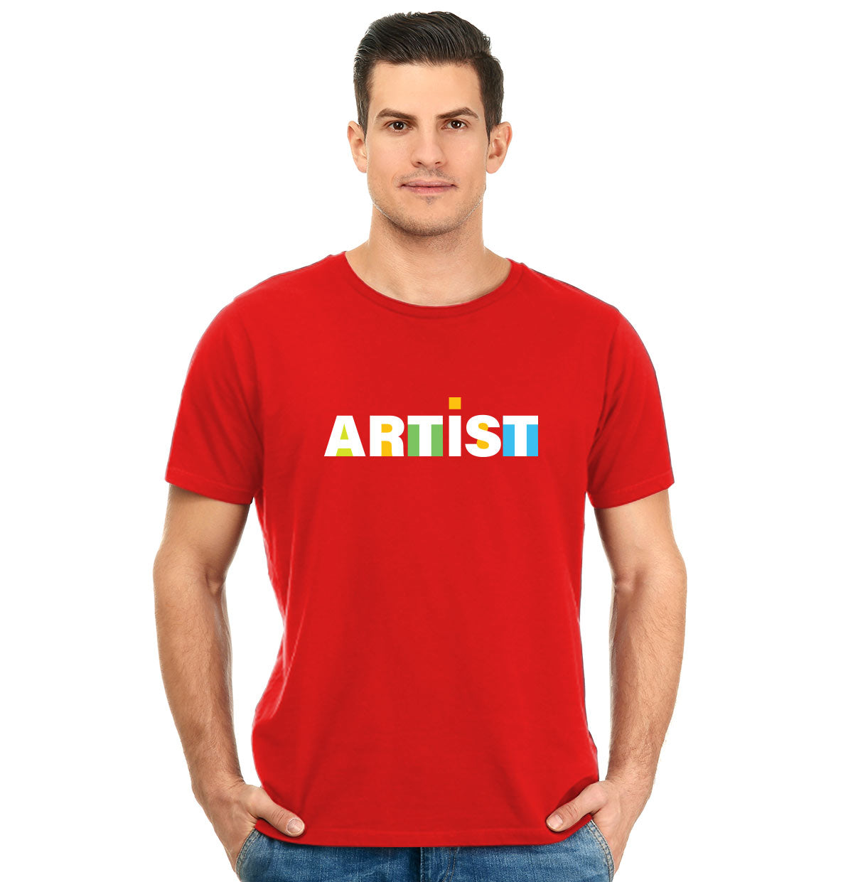 Artist V2 Unisex Pure Cotton Round Neck Tshirt For Artist