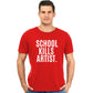 School Kills Artist Unisex Pure Cotton Round Neck Tshirt For Artist