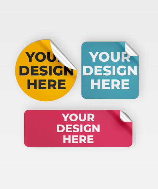Customiesd Standard Paper Stickers 2" | 3" | 4" Sizes