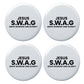 Jesus Swag Round Badge Pack of 4