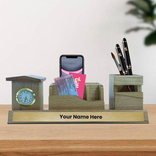 Wooden Desk Organiser 009