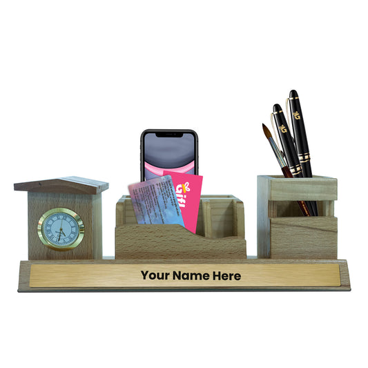 Wooden Desk Organiser 009