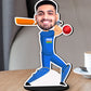 Cricketer Caricature Photo Stand