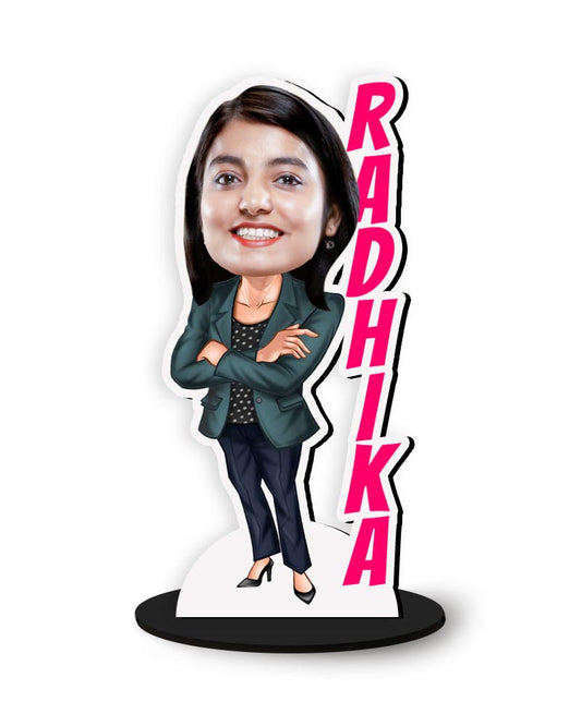 Personalised Caricature Stand | Gift For Her